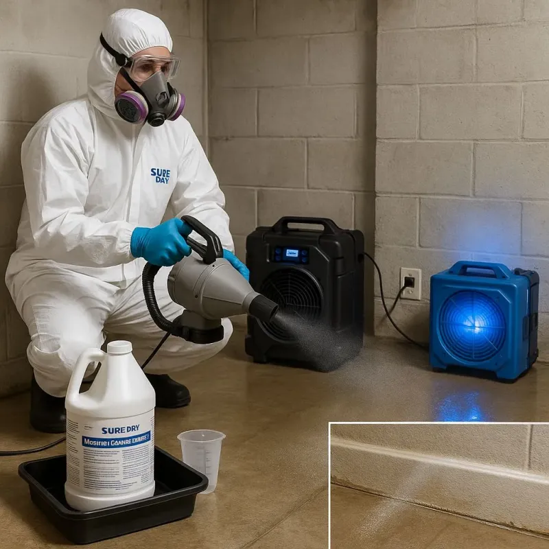 Sanitization and Odor Removal process in Bakersville, NC